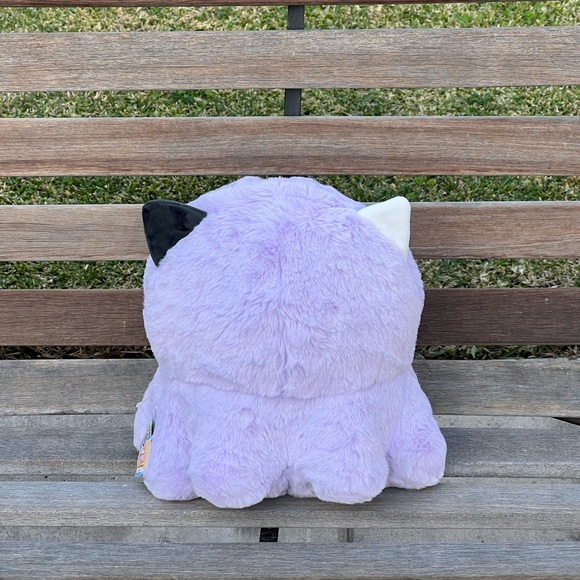 Cute 14" Takashoji 3C Cat In Purple Lavender Octopus Costume Plush NWT - Picture 4 of 4